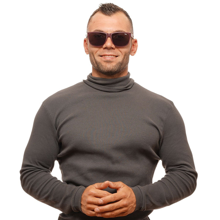 BMW Burgundy Men Men's Sunglasses