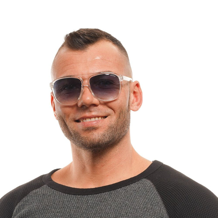 Guess Transparent Men Men's Sunglasses