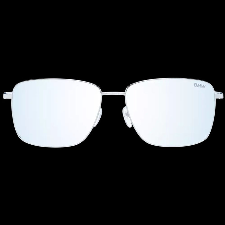 BMW Silver Men Men's Sunglasses