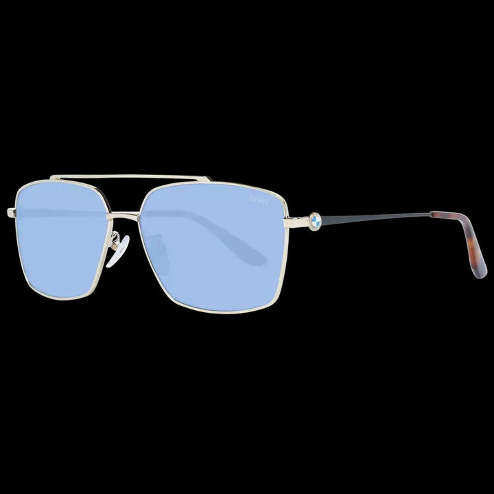 BMW Gold Men Men's Sunglasses