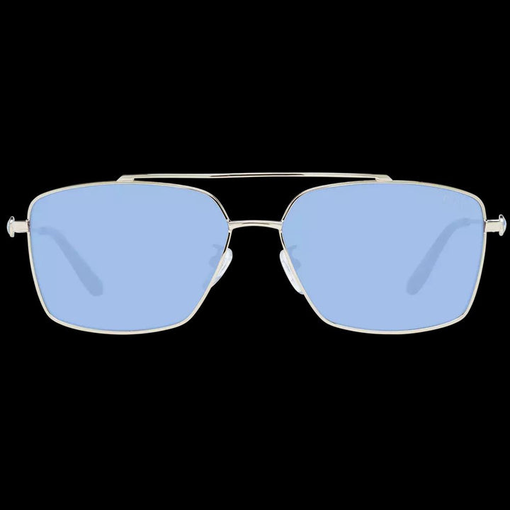 BMW Gold Men Men's Sunglasses