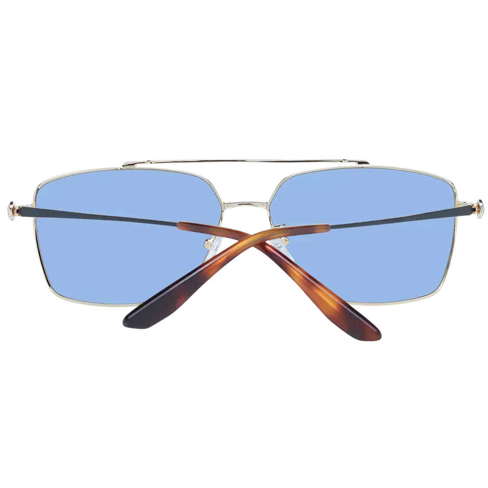 BMW Gold Men Men's Sunglasses