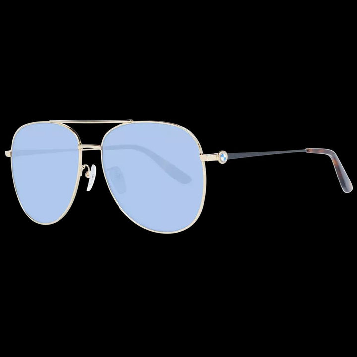 BMW Gold Men Men's Sunglasses