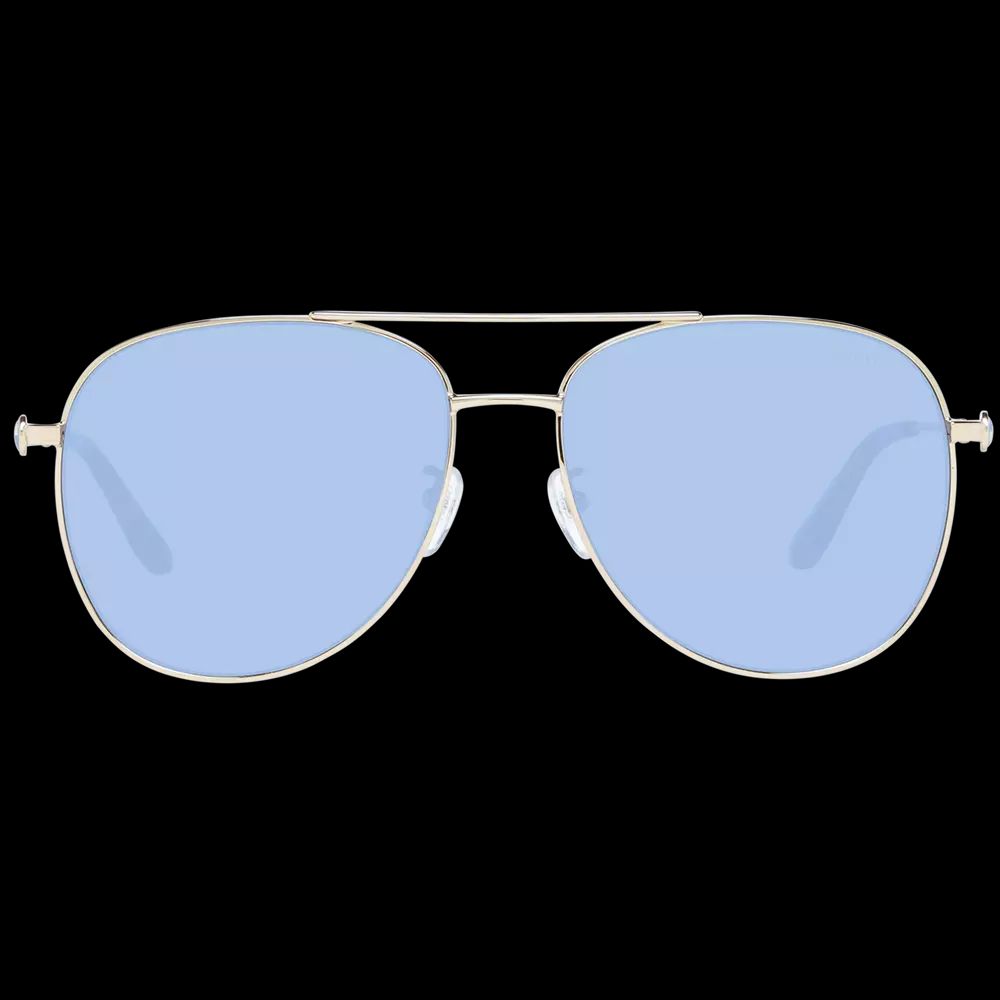 BMW Gold Men Men's Sunglasses
