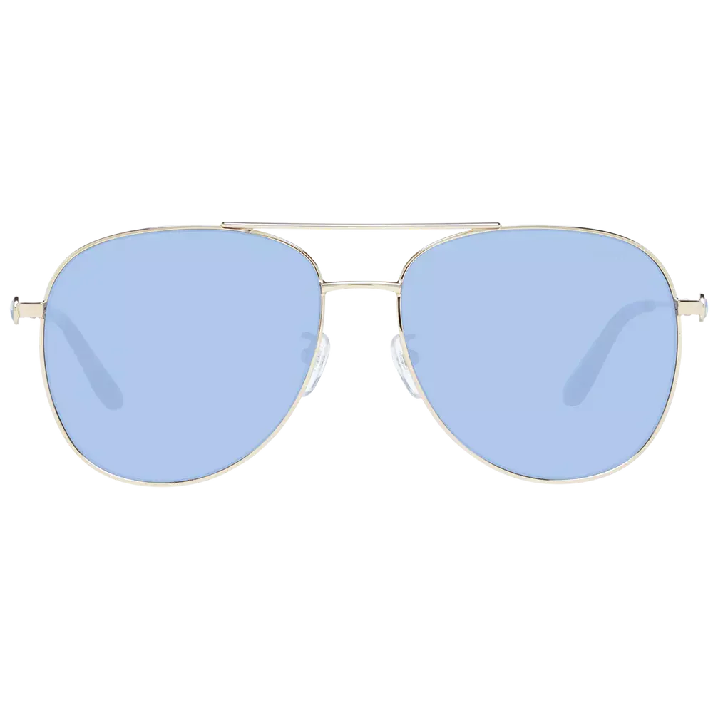 BMW Gold Men Men's Sunglasses