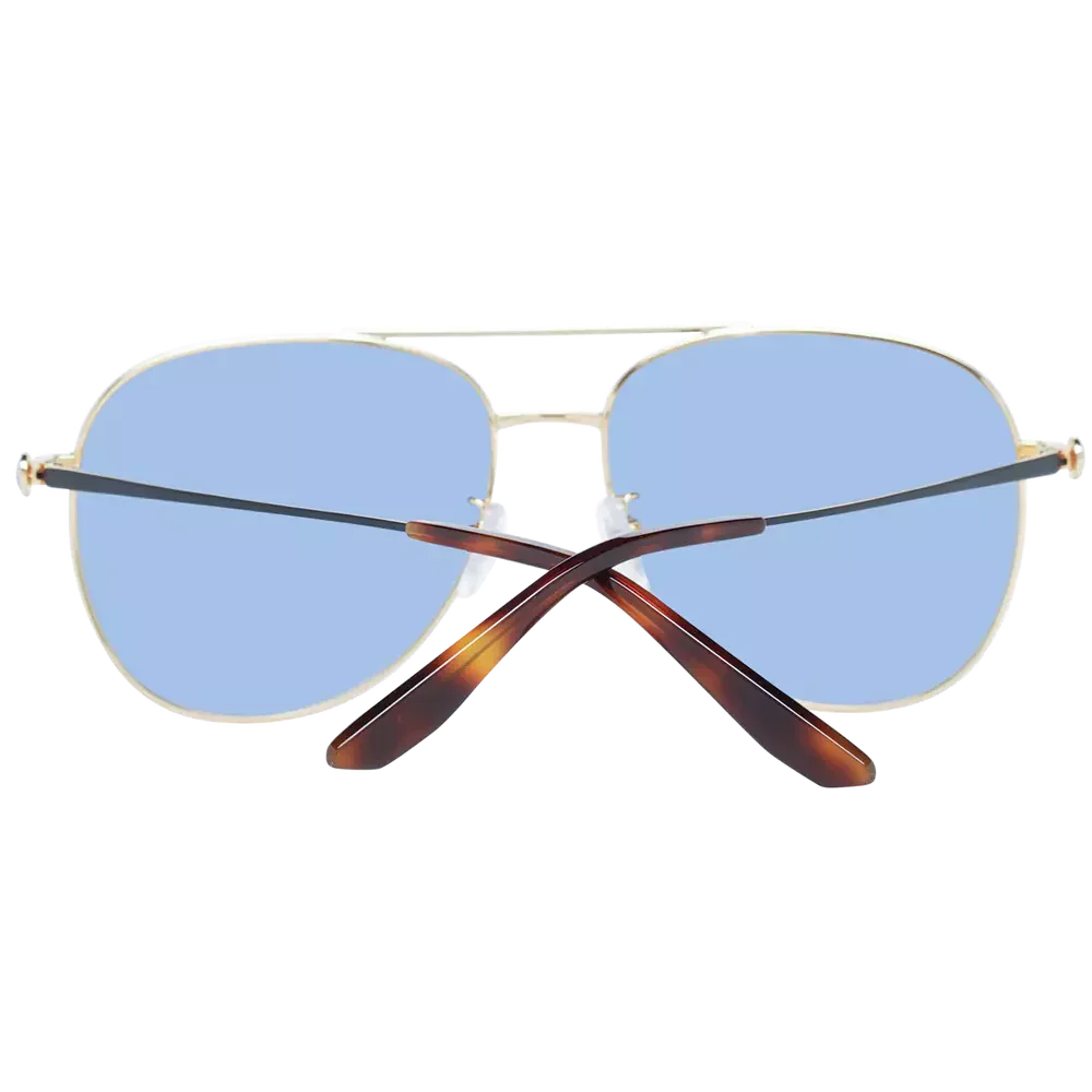 BMW Gold Men Men's Sunglasses