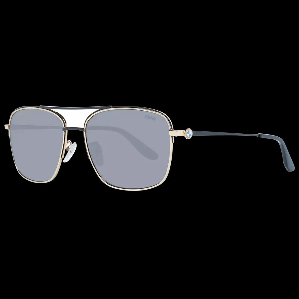BMW Gold Men Men's Sunglasses
