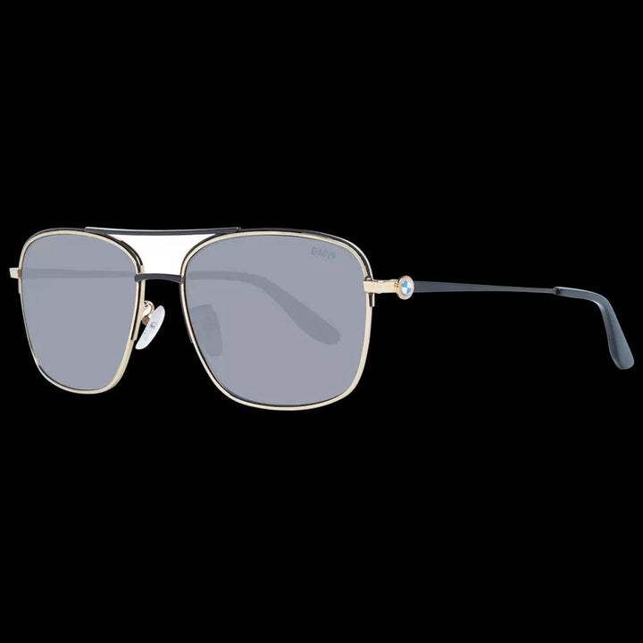BMW Gold Men Men's Sunglasses