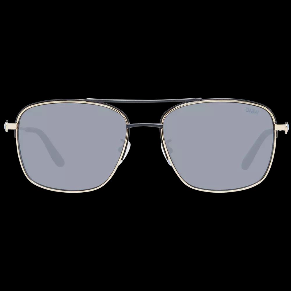 BMW Gold Men Men's Sunglasses