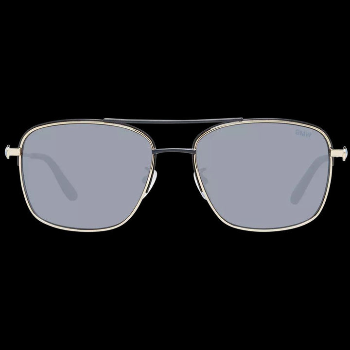 BMW Gold Men Men's Sunglasses