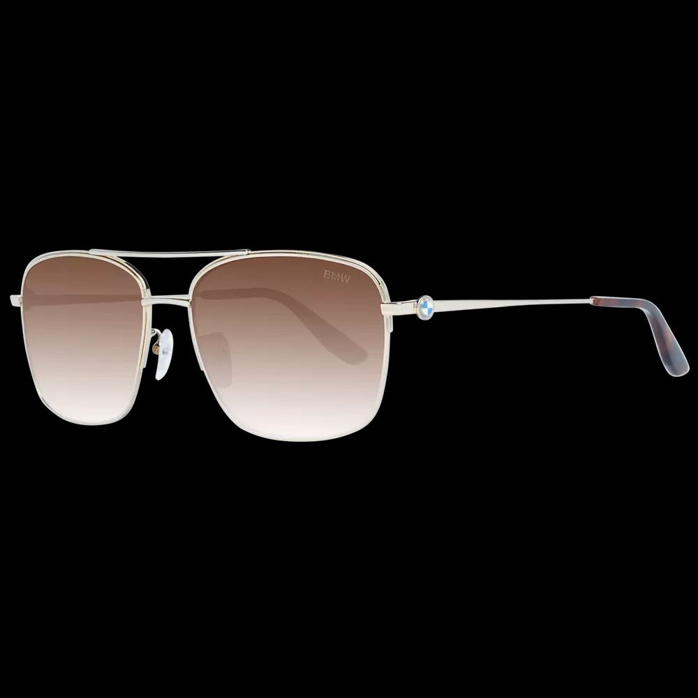 BMW Gold Men Men's Sunglasses