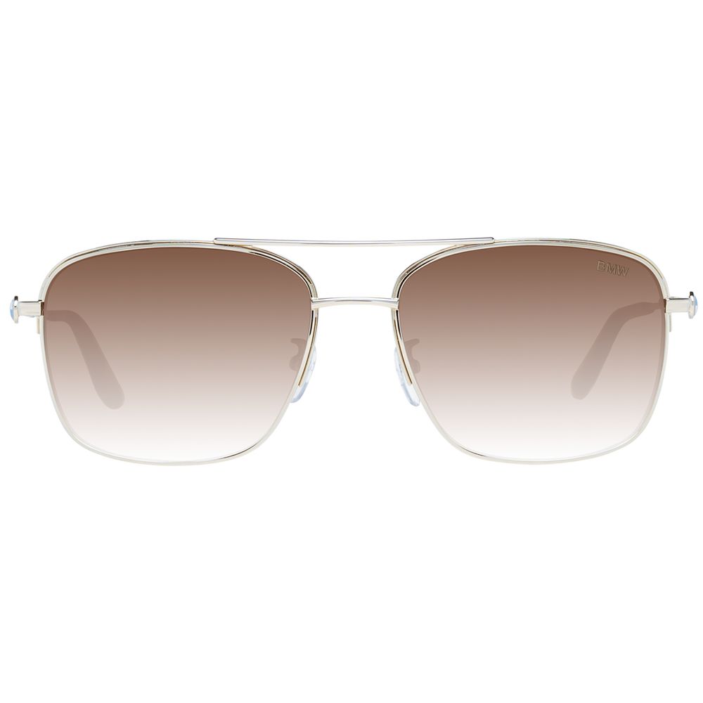 BMW Gold Men Men's Sunglasses
