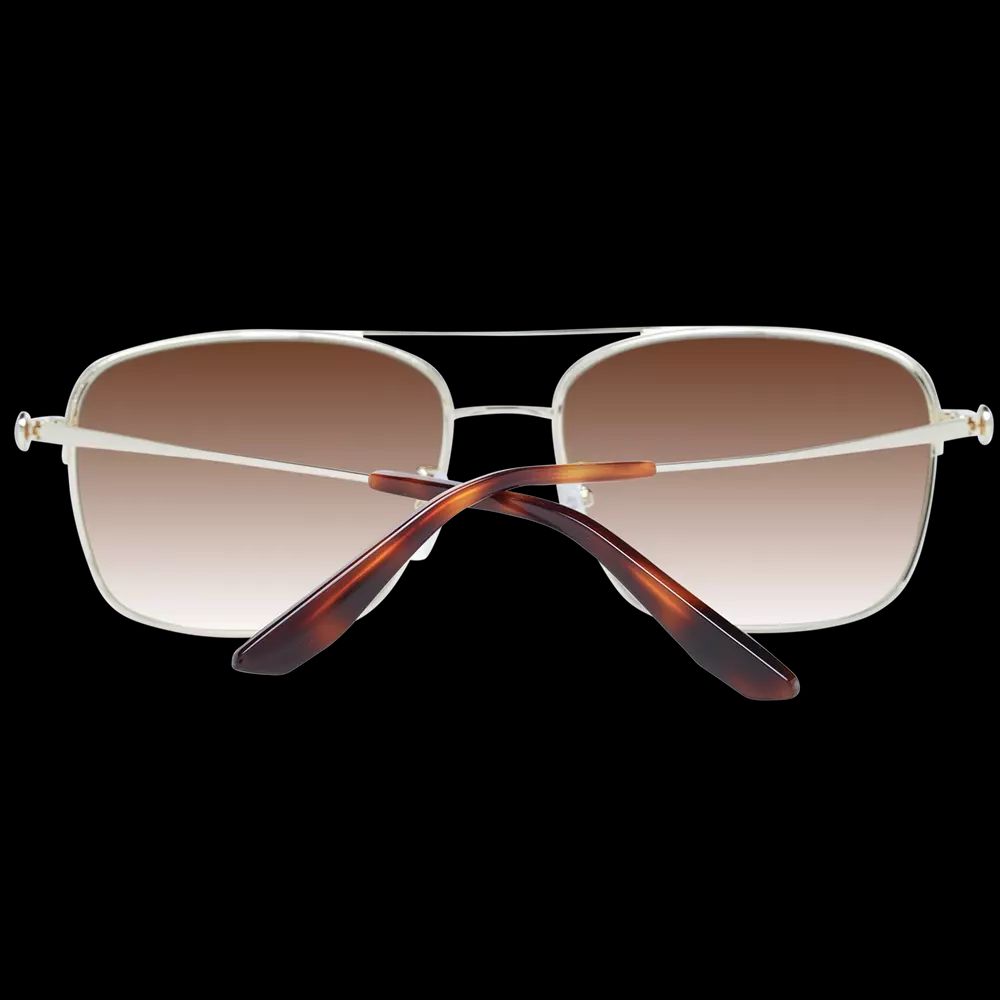 BMW Gold Men Men's Sunglasses