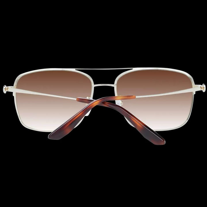 BMW Gold Men Men's Sunglasses