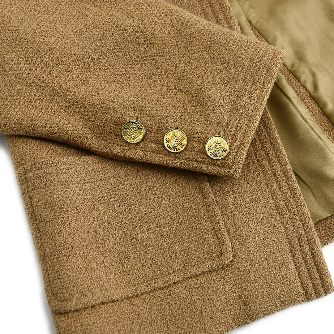 Top Quality Chanel tweed open-front jacket skirt suit #34