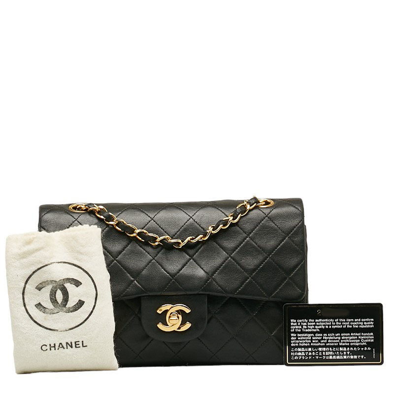 Top Quality Chanel Matrace 23 Cocomark Double Flip Chain houlder Bag Black   CHANEL