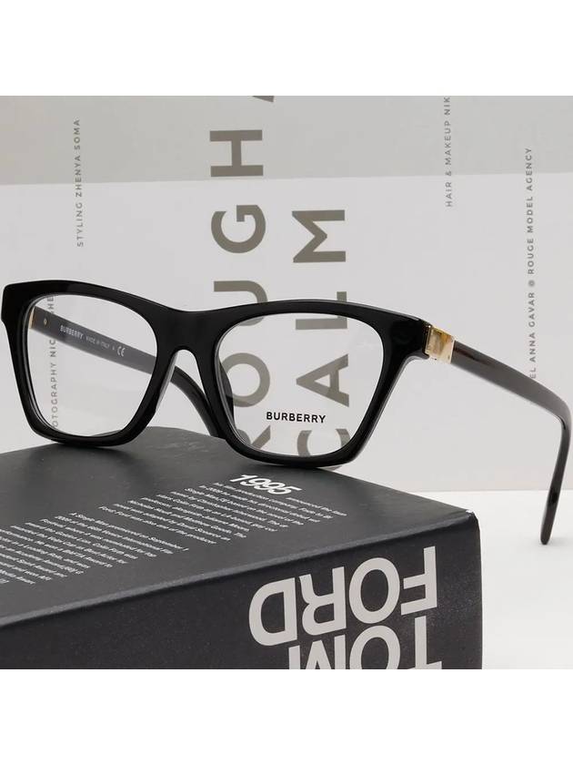 Burberry Eyewear Demo Square Eyeglasses Black