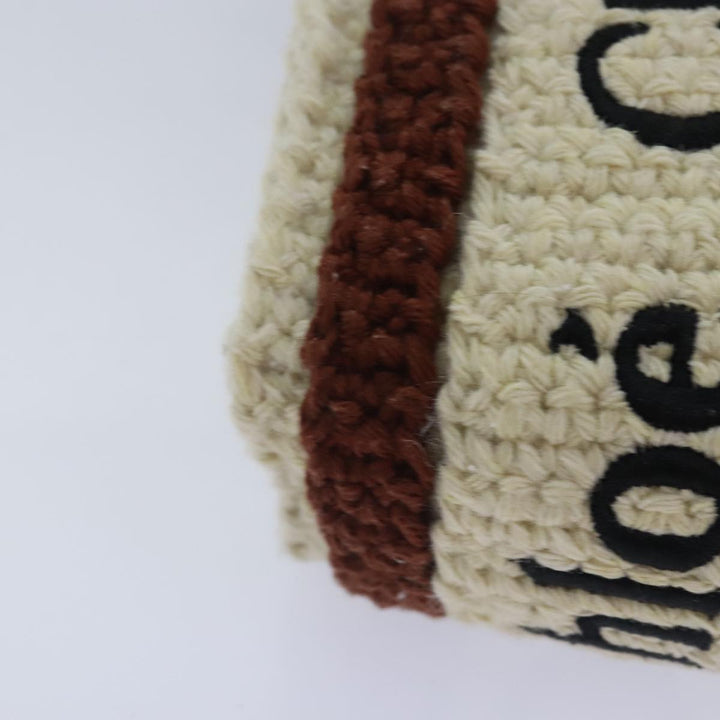 Chloe Hand Bag cotton 2way Beige 89304A