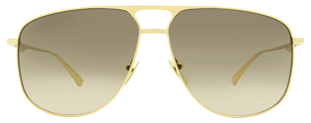 Gucci Men's Pilot Sunglasses GG0336S 001 Gold 60mm