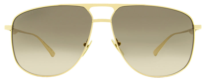 Gucci Men's Pilot Sunglasses GG0336S 001 Gold 60mm