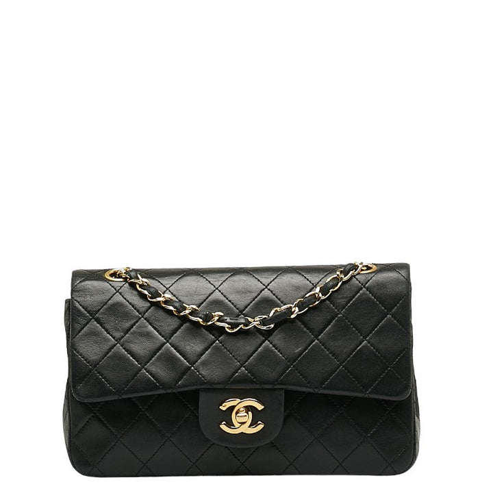 Top Quality Chanel Classic Double Flap Small in Lambskin Black Quilted