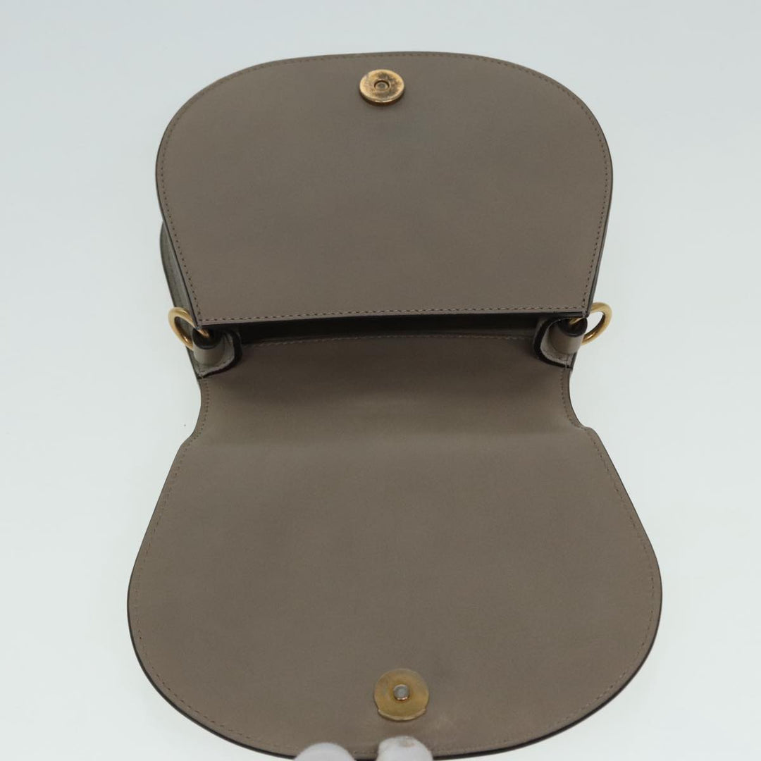 Chloe Nile Hand Bag Leather 2way Brown Gold 89735