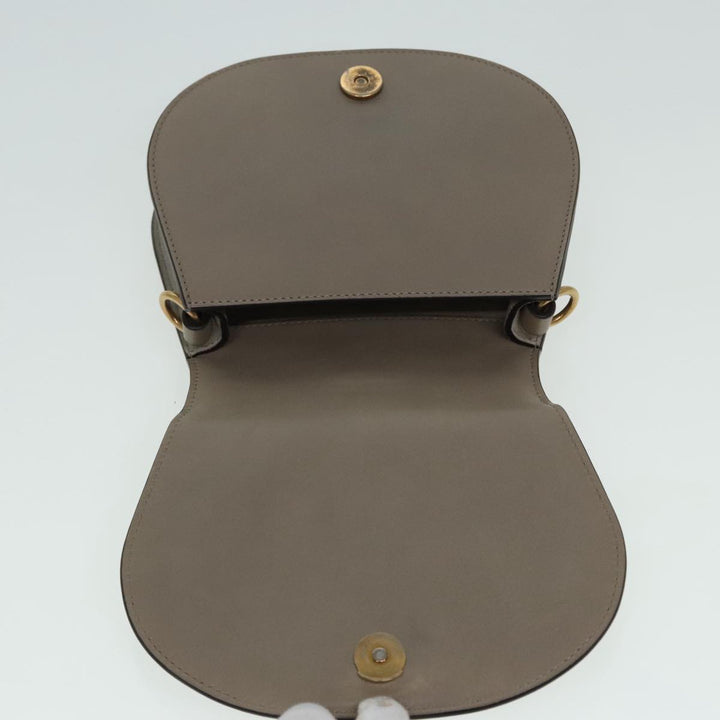 Chloe Nile Hand Bag Leather 2way Brown Gold 89735
