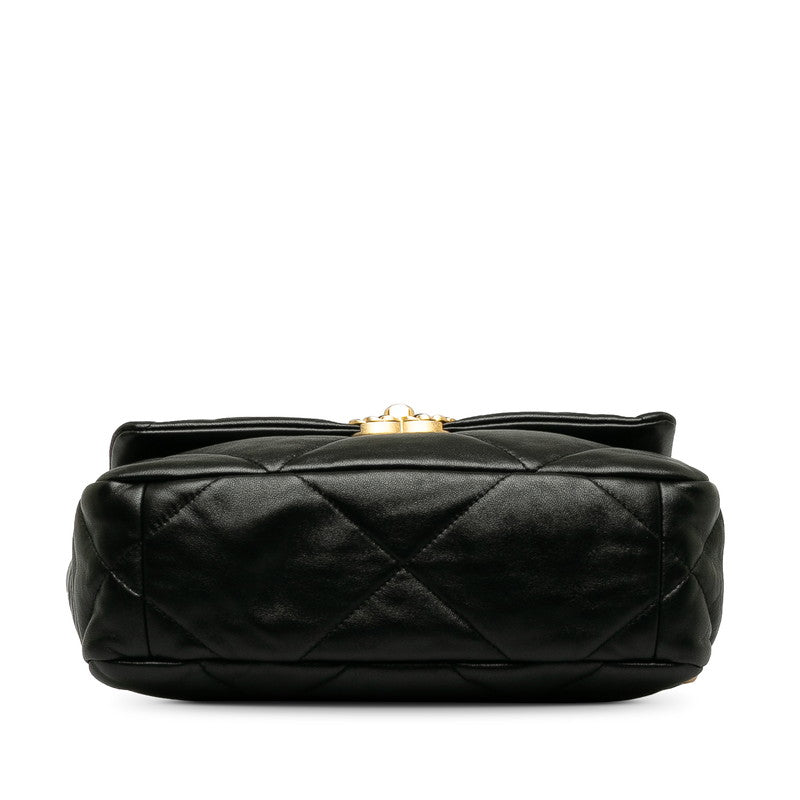 Top Quality Chanel Single Flap 24 in Lambskin Leather Quilted Black Ladies