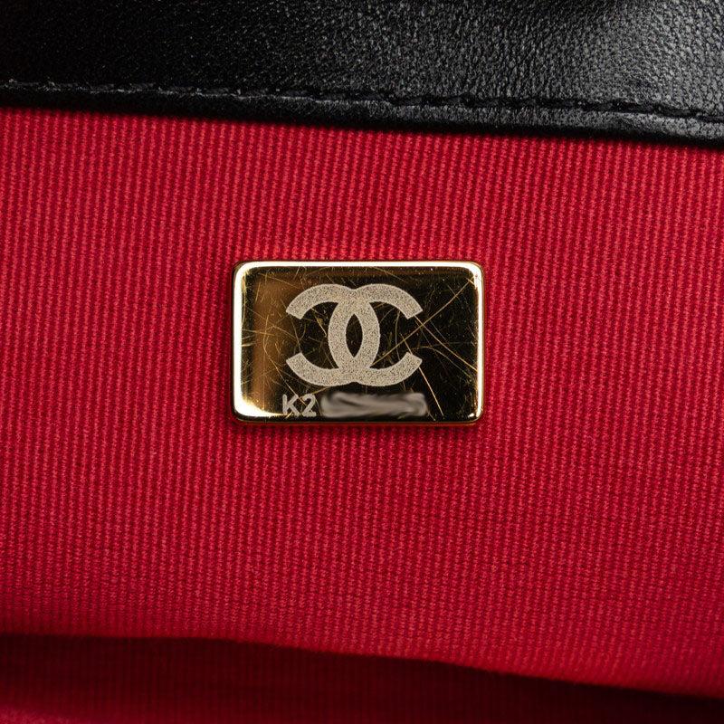 Top Quality Chanel Single Flap 24 in Lambskin Leather Quilted Black Ladies