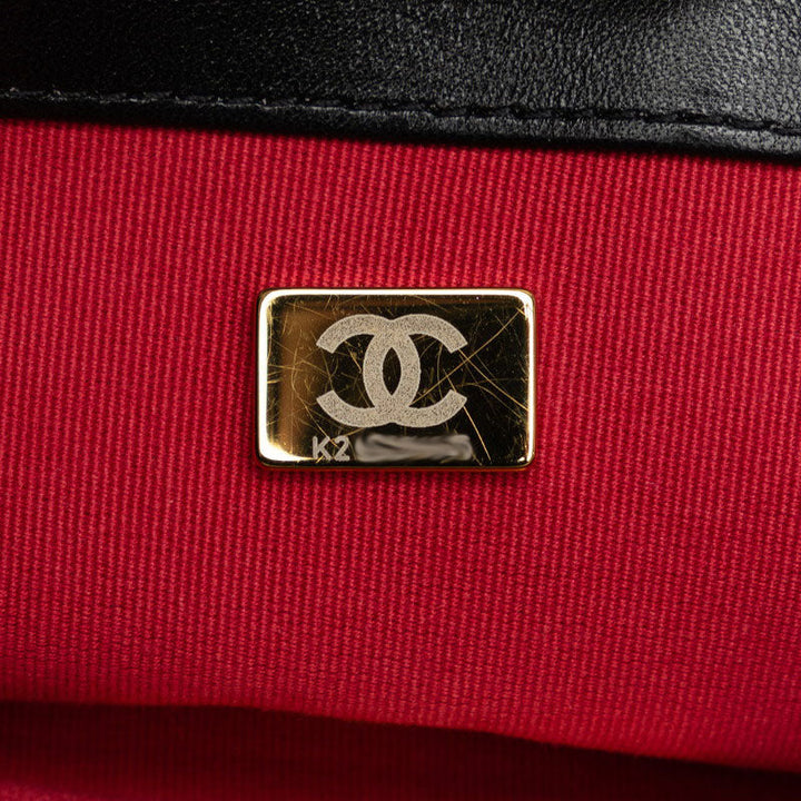 Top Quality Chanel Single Flap 24 in Lambskin Leather Quilted Black Ladies