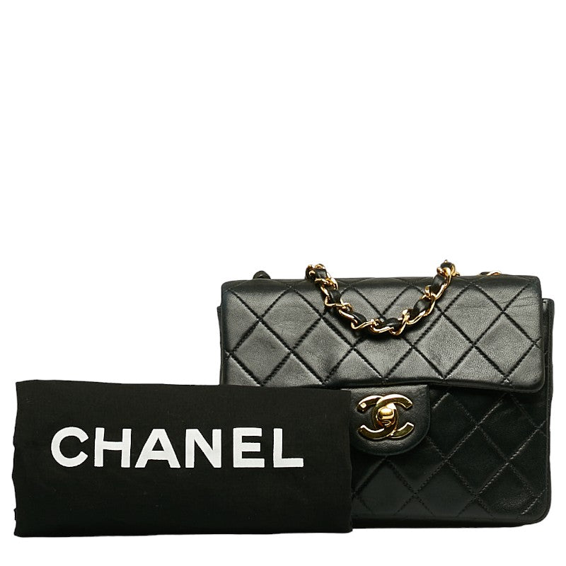 Top Quality Chanel Mini Mattress Cocomark Gold  houlder Bag Black   CHANEL