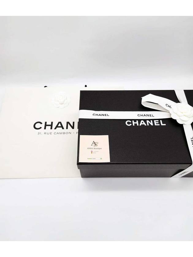 Fabric Laminated Low Top Sneakers Silver Chanel