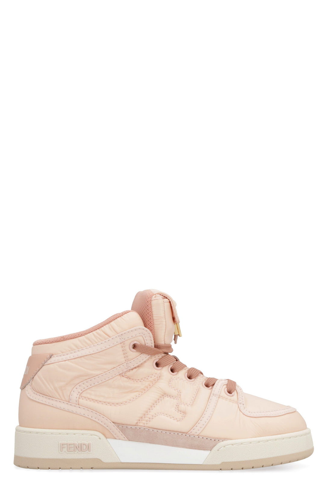 FENDI MATCH HIGH-TOP SNEAKERS