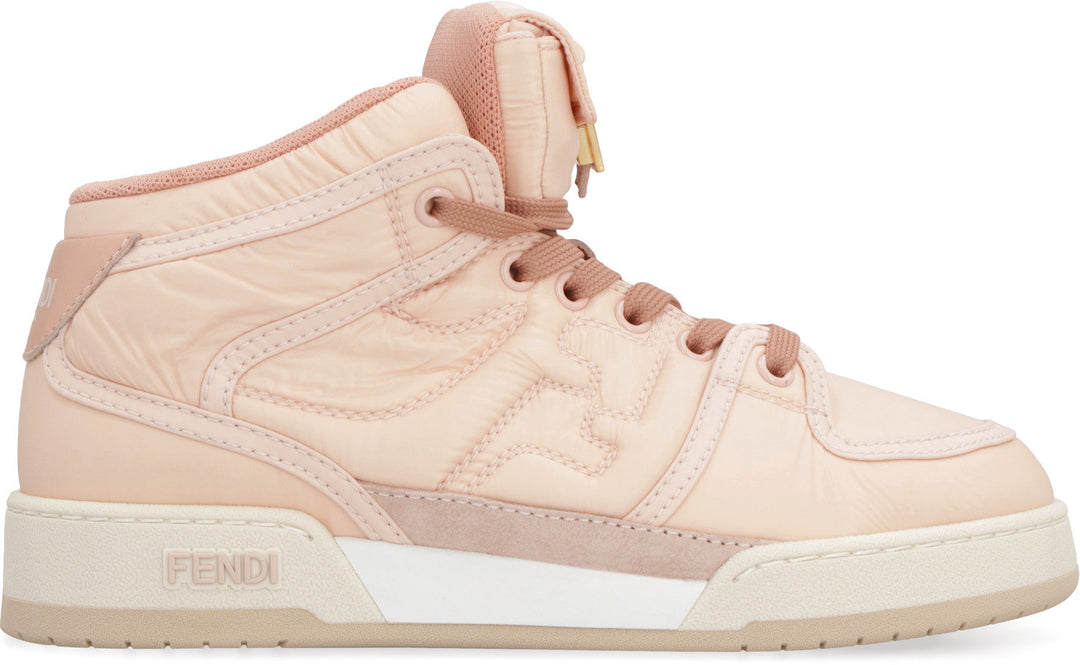 FENDI MATCH HIGH-TOP SNEAKERS