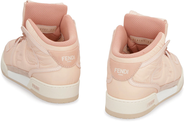 FENDI MATCH HIGH-TOP SNEAKERS