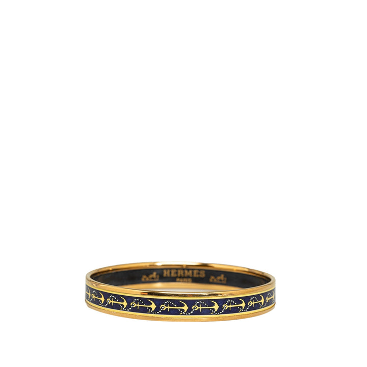 Top quality Hermes Narrow Enamel Bangle Costume Bracelet