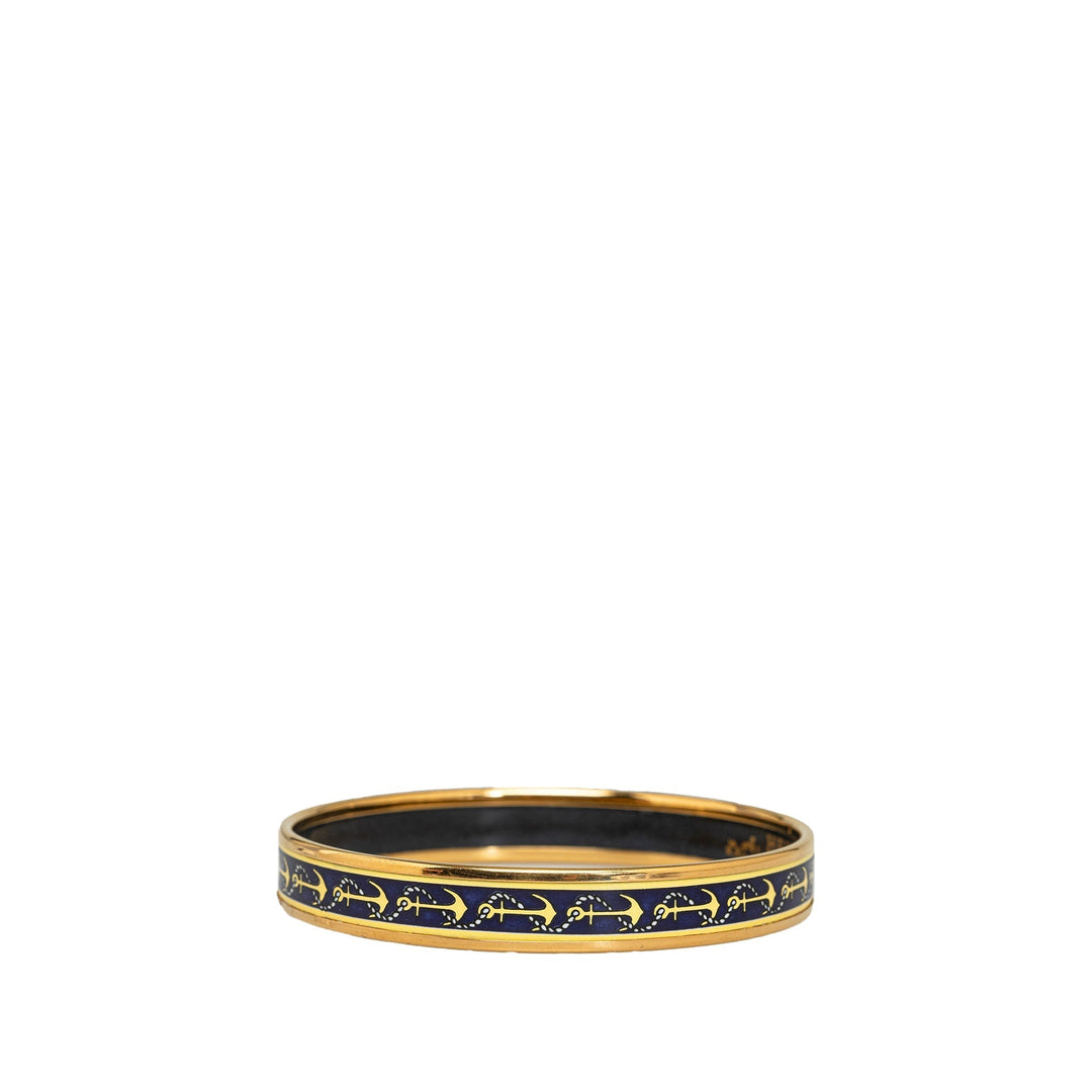 Top quality Hermes Narrow Enamel Bangle Costume Bracelet