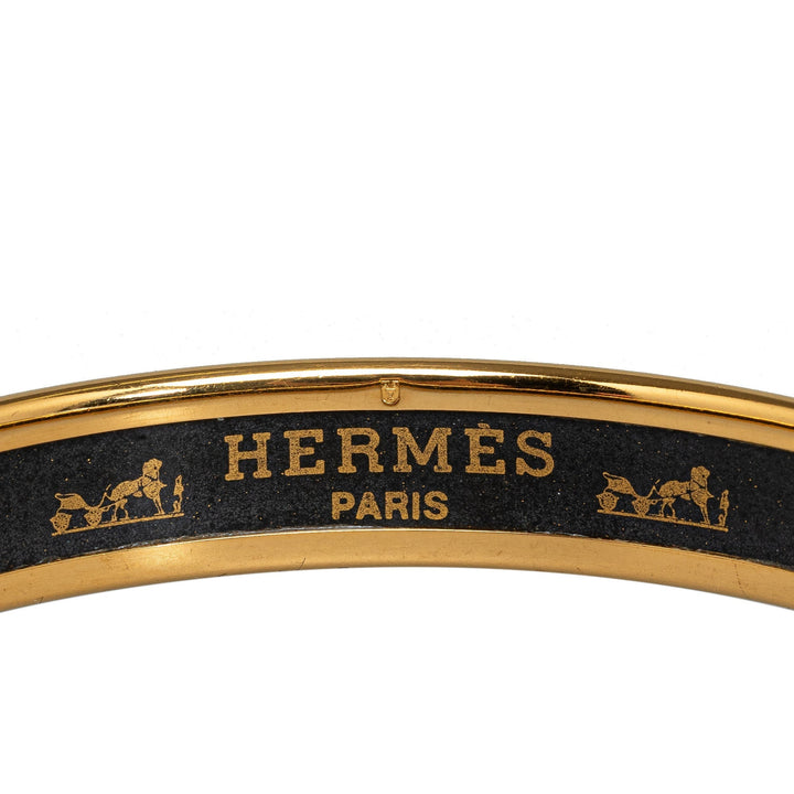 Top quality Hermes Narrow Enamel Bangle Costume Bracelet