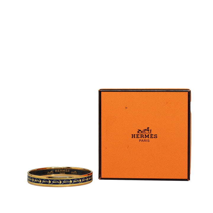 Top quality Hermes Narrow Enamel Bangle Costume Bracelet