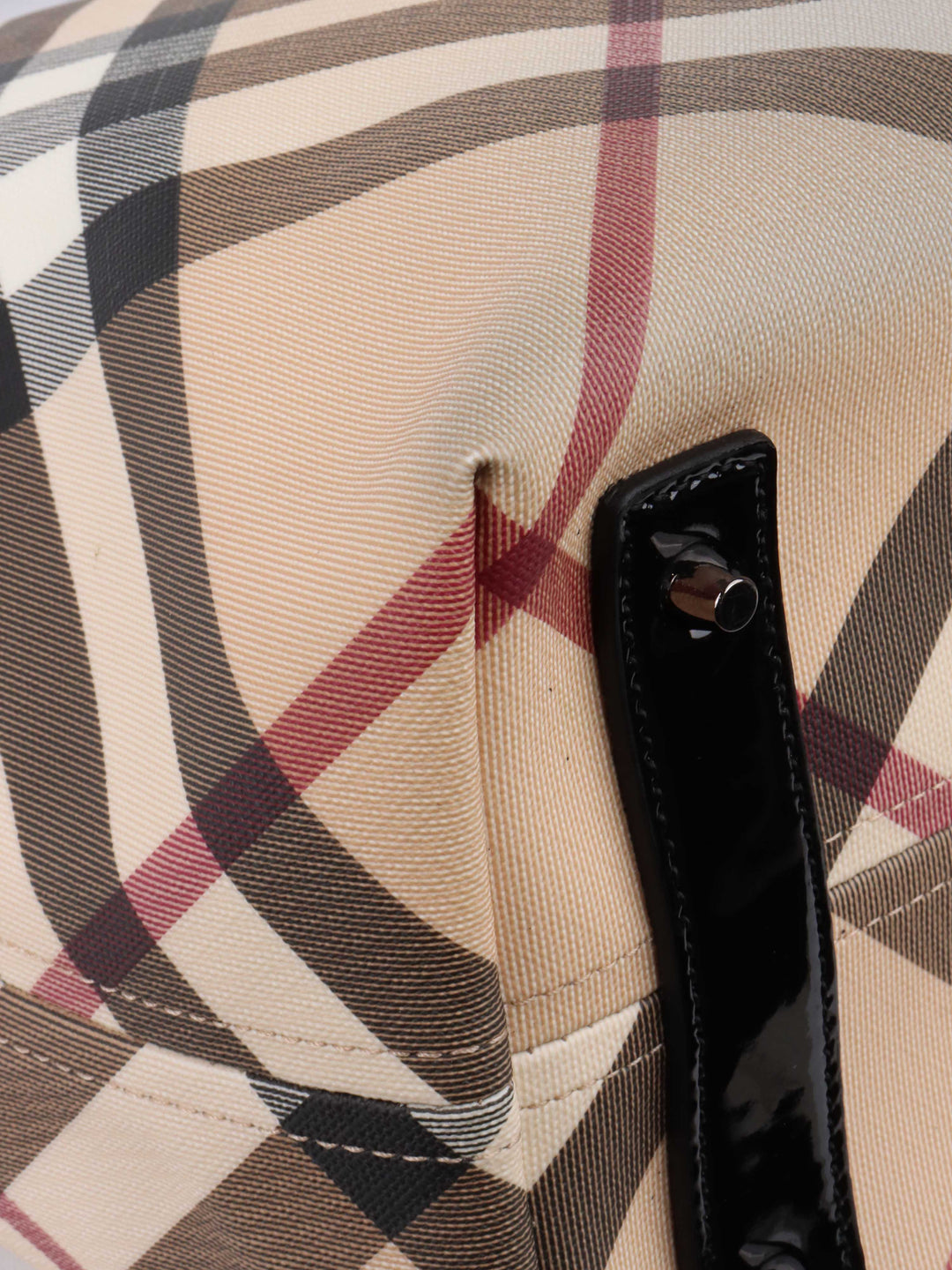 Burberry Haymarket Checkered Tote.