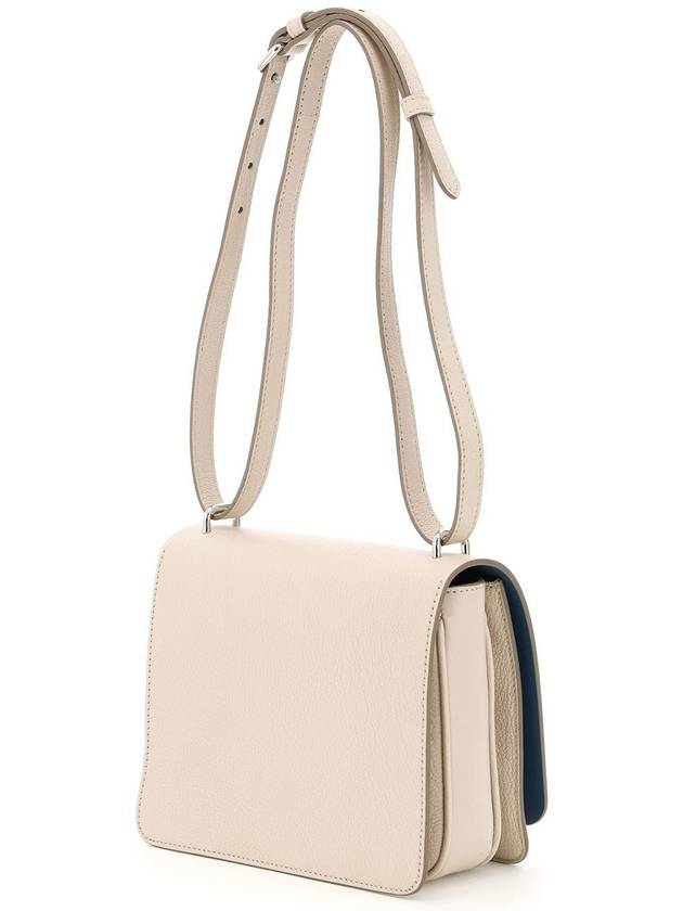 Burberry D-Ring Leather Small Shoulder Bag Beige