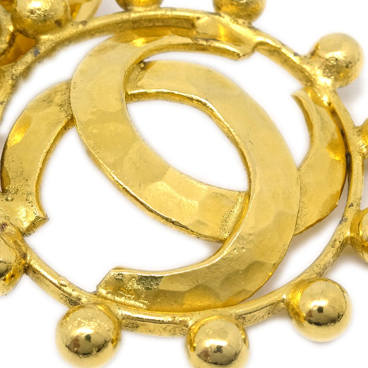 Top Quality Chanel Gold Dangle Earrings Clip-On 25