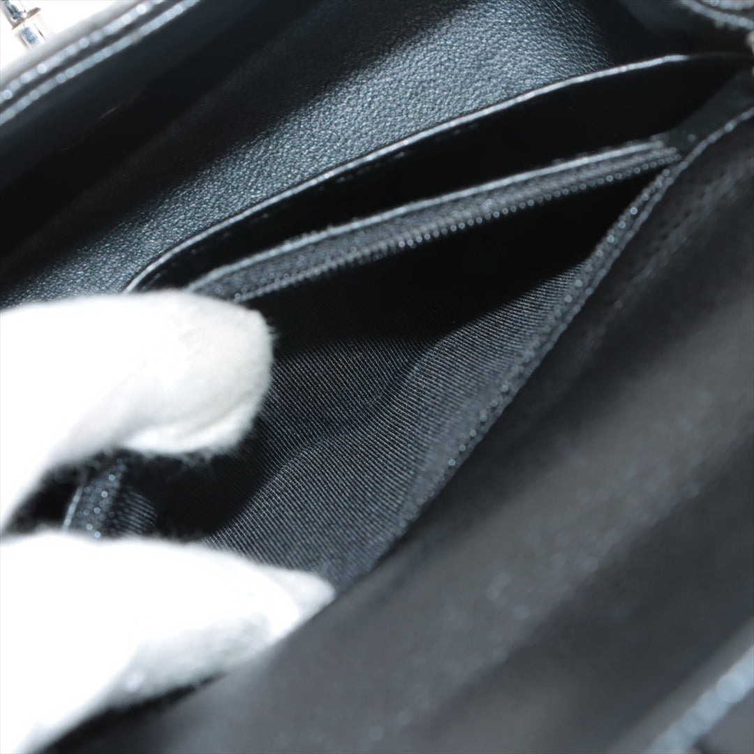 Top Quality Chanel Mini Matrasse Caviar S Single Flap Single Chain Bag Black Silver  19th