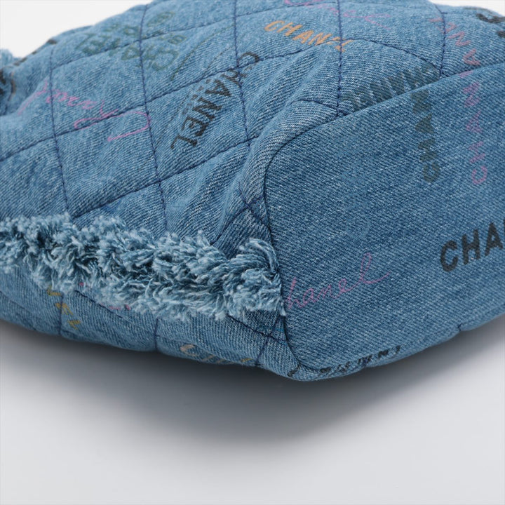 Top Quality Chanel Matrasse Denim Handle Shoulder Bag Blue G