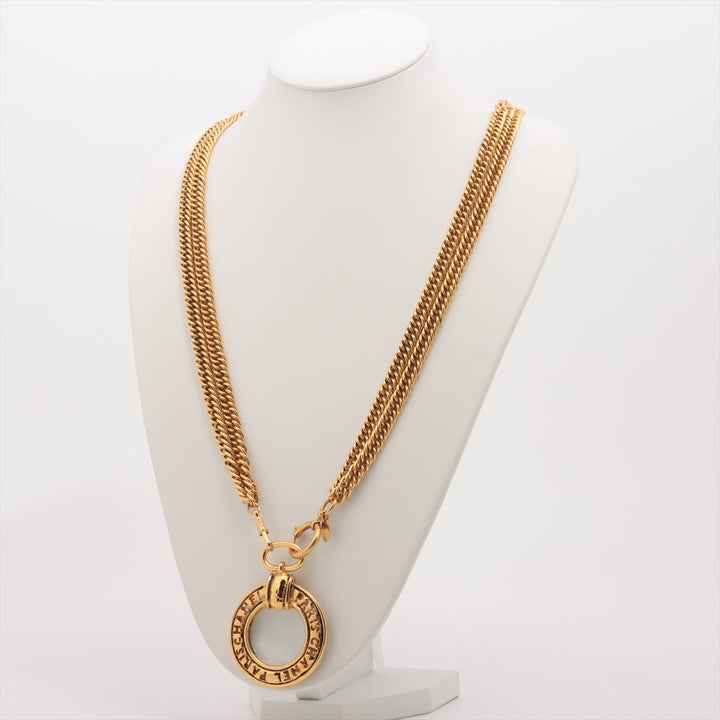 Top Quality Chanel Logo Pendant GP G Lupe Necklace 2 Series Chain