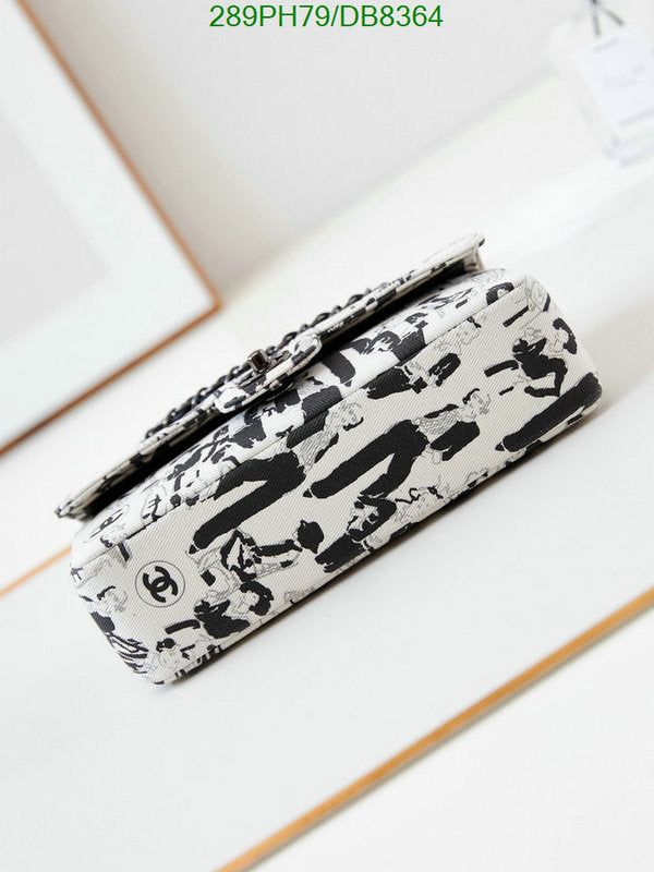 Top Quality Chanel Medium White Black Canvas Karl Lagerfeld 25cm