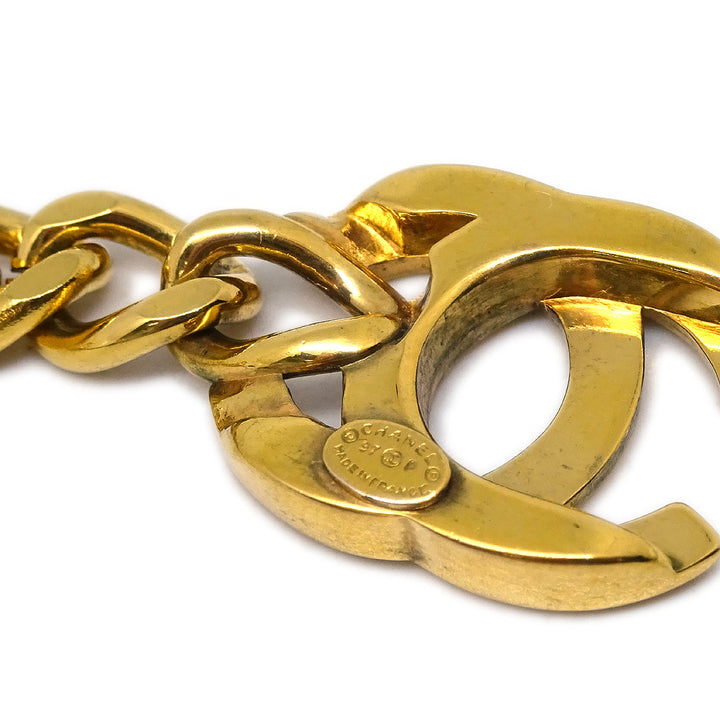 Top Quality Chanel Turnlock Chain Bracelet Gold 97P