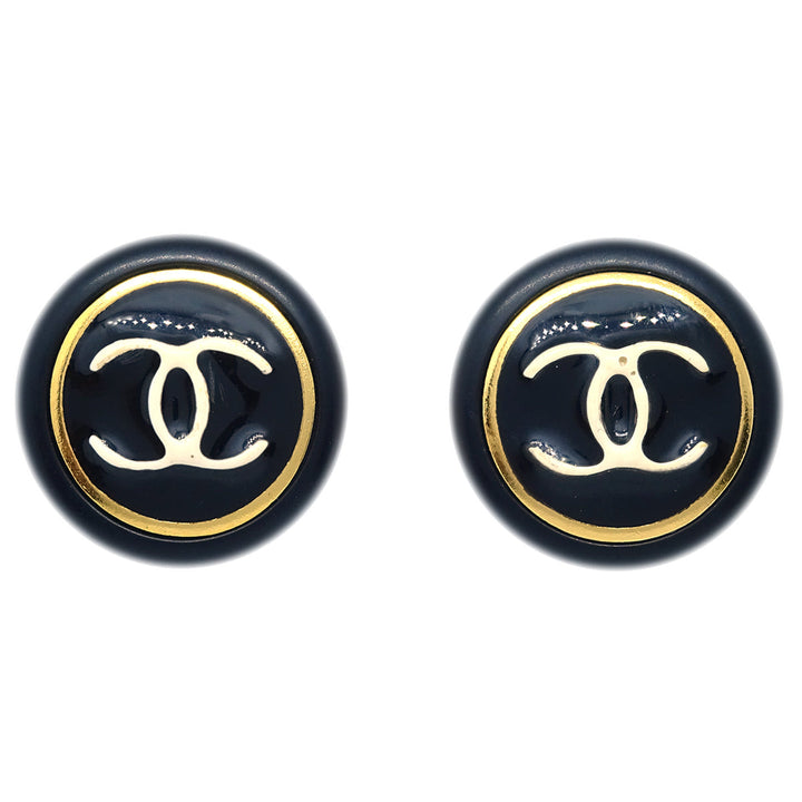 Top Quality Chanel Button Earrings Clip-On 97A