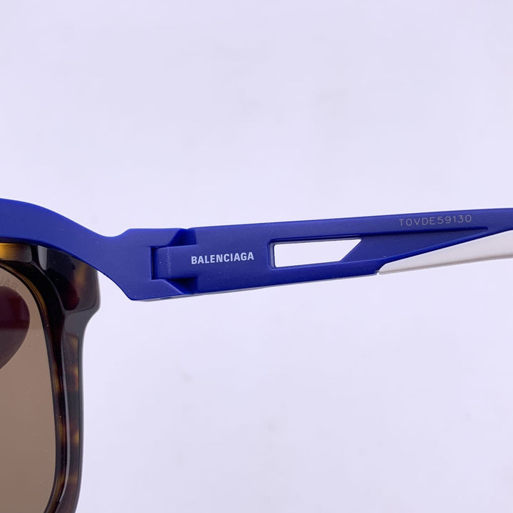 Top Quality Balenciaga Brown Triples Squared Sunglasses Bb0025Sa 55/19 135Mm
