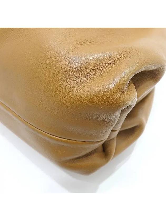 Bottega veneta 585852 Caramel color leather mini dumpling pouch cross bag